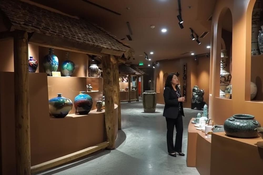 Tìm hiểu hàng loạt sản phẩm gốm và lịch sử của Bát Tràng tại bảo tàng